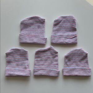 NWOT 5 Newborn hospital hats